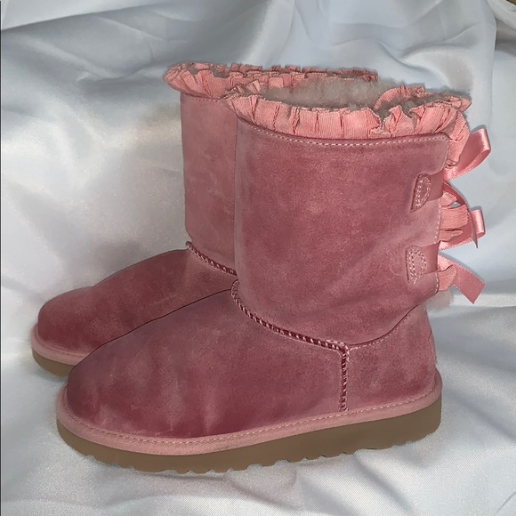 ugg bailey bow ruffles boot